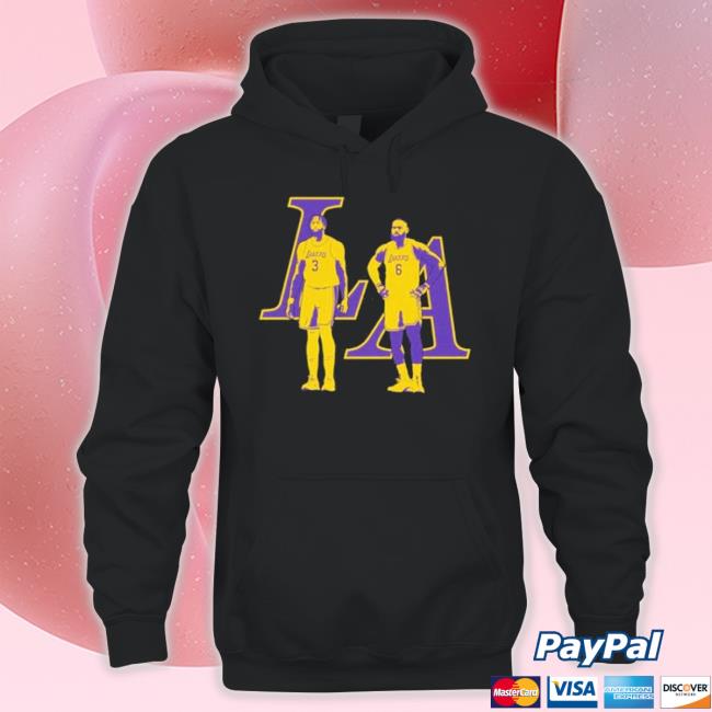 Lebron James Anthony Davis Los Angeles Lakers La shirt Lebron James Anthony Davis Los Angeles Lakers La shirt
