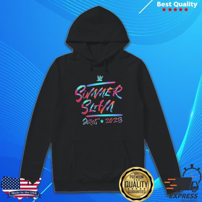 Summerslam 2023 Neon Paint Hoodie Summerslam 2023 Neon Paint Hoodie