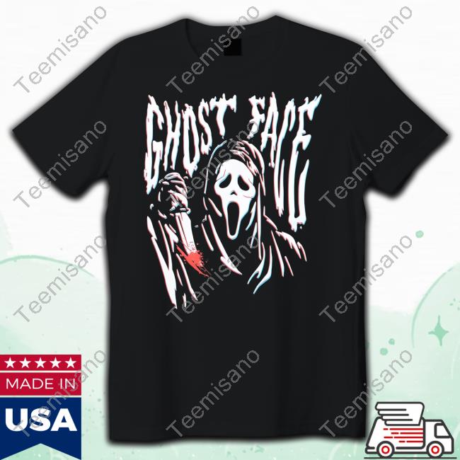 Hottopic Scream Ghost Face Wavy T Shirt Hottopic Scream Ghost Face Wavy T Shirt