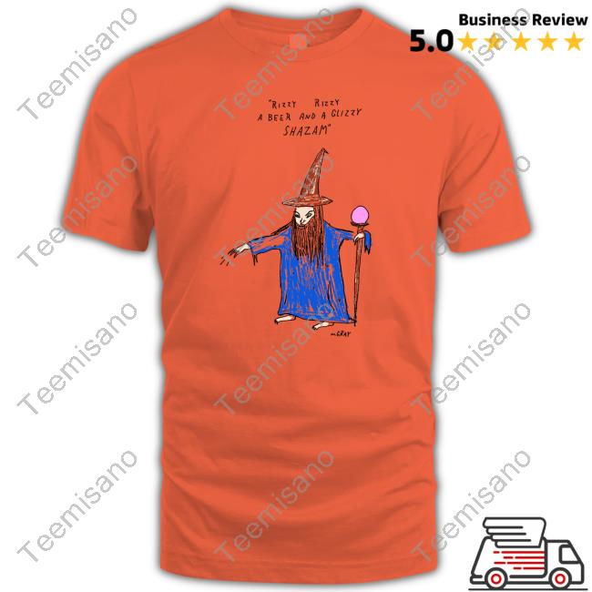 Really Good Artist Rizzy Rizzy A Beer And A Glizzy Shazam Shirt Really Good Artist Rizzy Rizzy A Beer And A Glizzy Shazam Shirt