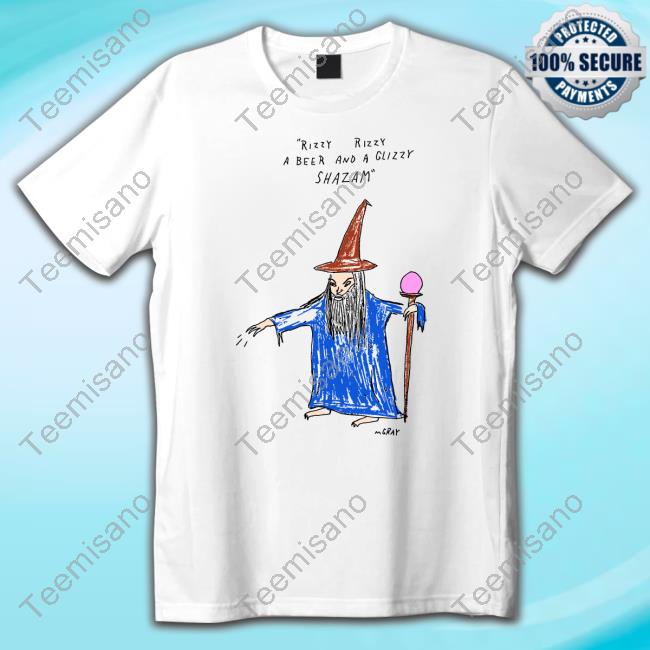 Really Good Artist Rizzy Rizzy A Beer And A Glizzy Shazam Shirt Really Good Artist Rizzy Rizzy A Beer And A Glizzy Shazam Shirt