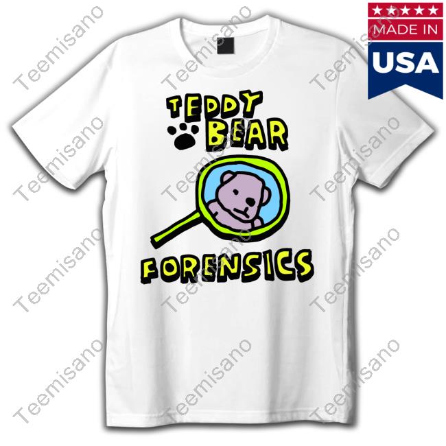 Zoe Bread Teddy Bear Forensics Detective Long Sleeved T-Shirt