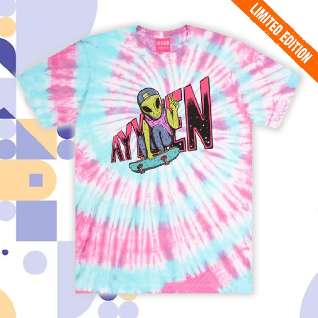 Official Skater Alien Tie Dye T-Shirt Official Skater Alien Tie Dye T-Shirt