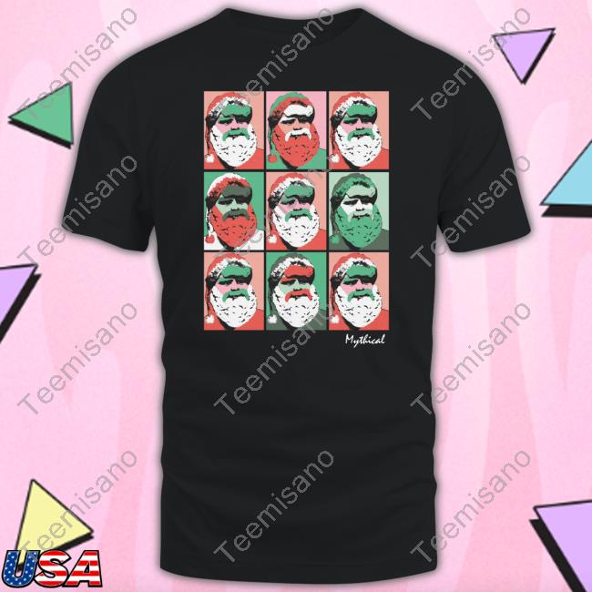 Mythical Cotton Candy Randy Claus Tee Shirt Mythical Cotton Candy Randy Claus Tee Shirt