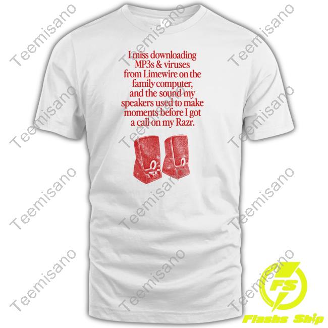 Waveygoods I Miss The Sound My Speakers Used To Make Before Getting A Call Tee Shirt Waveygoods I Miss The Sound My Speakers Used To Make Before Getting A Call Tee Shirt