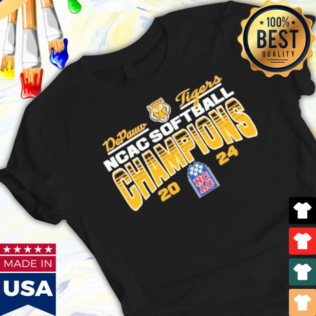 Original Depauw University Softball 2024 Ncac Tournament Champions Long Sleeve T Shirt Original Depauw University Softball 2024 Ncac Tournament Champions Long Sleeve T Shirt