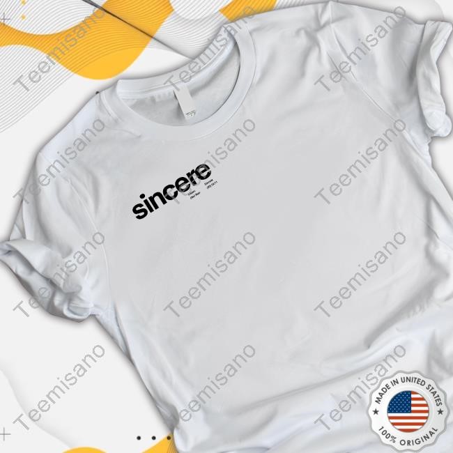 Khalid Shop Sincere T-Shirt Khalid Shop Sincere T-Shirt
