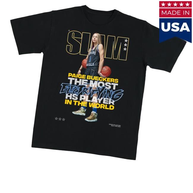 Slam Cover Paige Bueckers Hooded Sweatshirt Slam Cover Paige Bueckers Hooded Sweatshirt