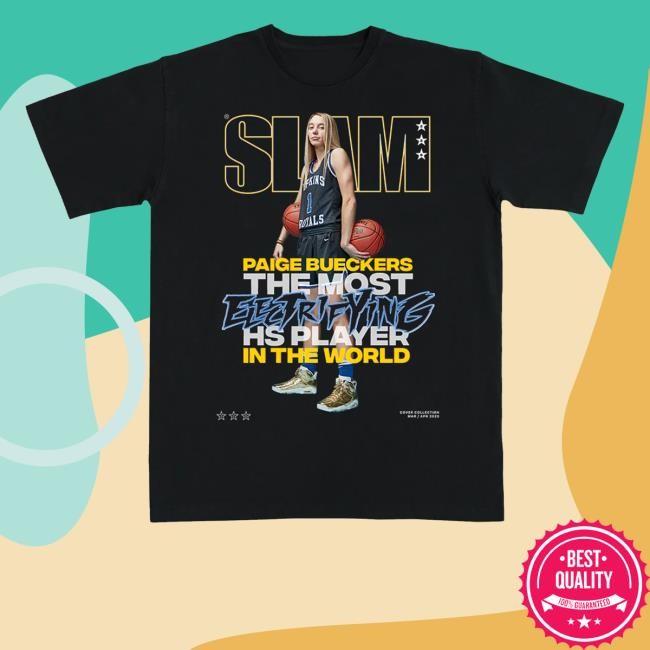 Slam Cover Paige Bueckers Hooded Sweatshirt Slam Cover Paige Bueckers Hooded Sweatshirt