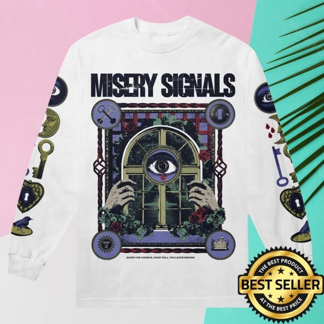 Official Merchnow Merch Store Misery Signals Echoes White Long Sleeve Shirts Official Merchnow Merch Store Misery Signals Echoes White Long Sleeve Shirts