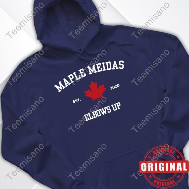 Meidas Touch Maple Meidas Elbows Up Est 2020 Tee Shirt