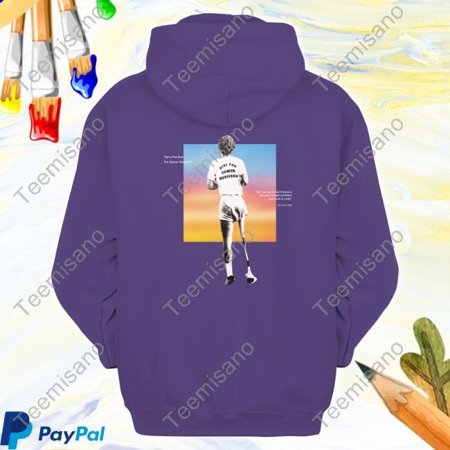 Finish It 2025 Terry Fox Run Black Hoodie