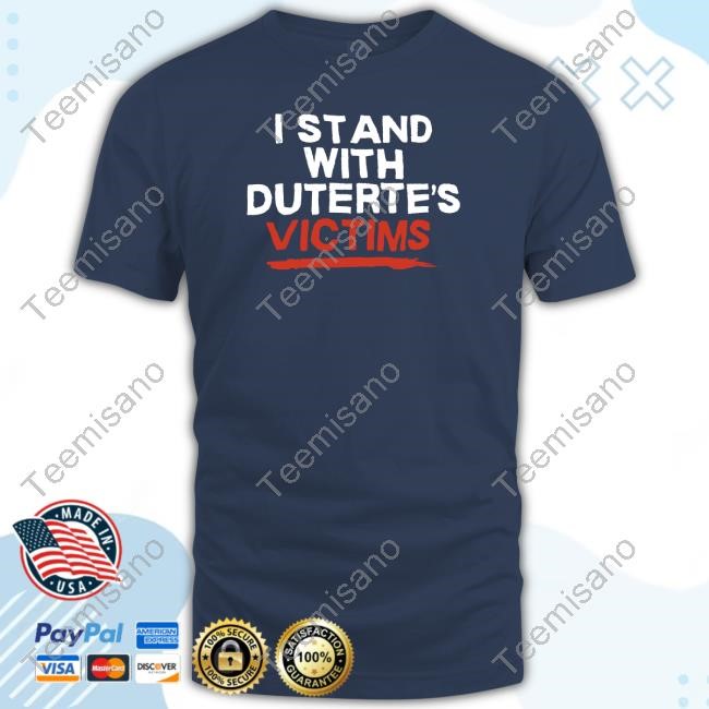 I Stand With Duterte's Victims Hoodie