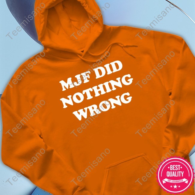 The_Mjf Wearing Mjf Did Nothing Wrong Crewneck Sweatshirt